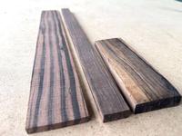 Macassar Ebony -- 3 misc pcs