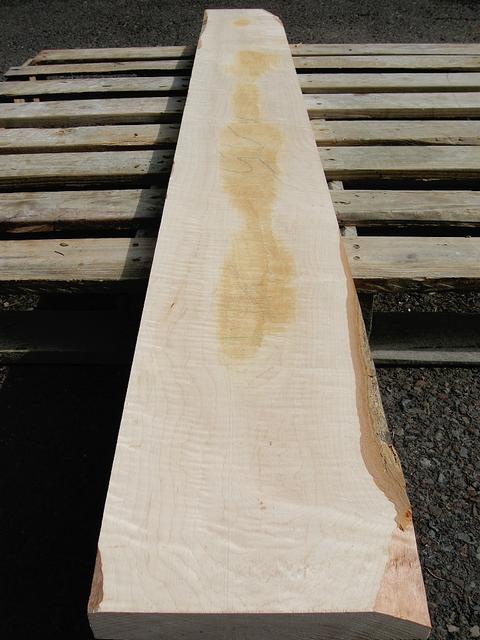 Hard Maple (curly) 1-1/4 x 7-3/4 x 67 - DomEx Hardwoods