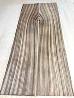 Zebrawood Veneer - 2 pcs, 8"W x 43"L