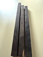African Blackwood Turning Squares (3 pcs) - 1 x 1 x 15-19"