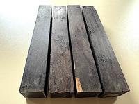 African Blackwood Turning Square - 1-1/2 x 10"+ (4 pcs)